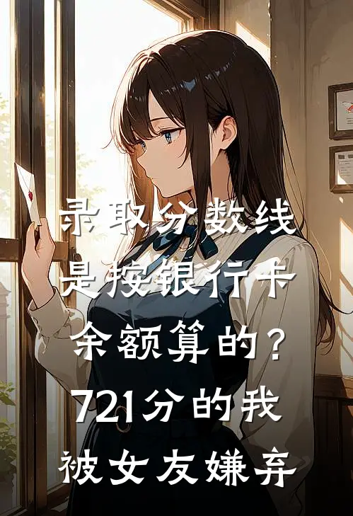录取分数线是按银行卡余额算的？721分的我被女友嫌弃
