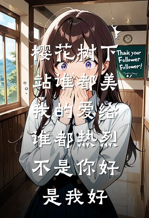 樱花树下站谁都美我的爱给谁都热烈不是你好是我好