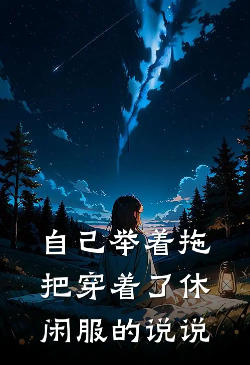 自己举着拖把穿着了休闲服的说说
