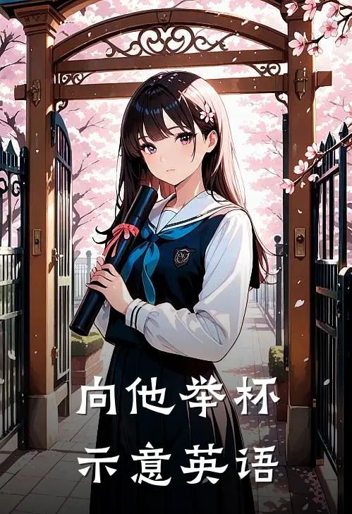 向他举杯示意英语