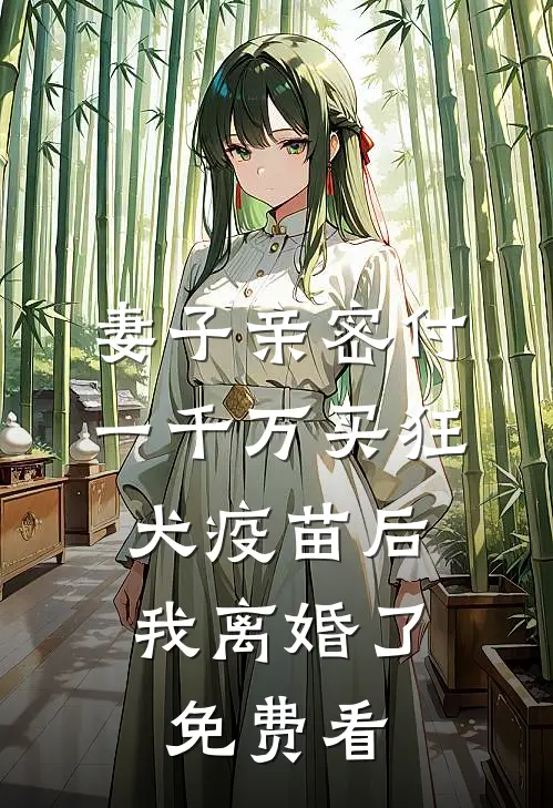 妻子亲密付一千万买狂犬疫苗后，我离婚了免费看